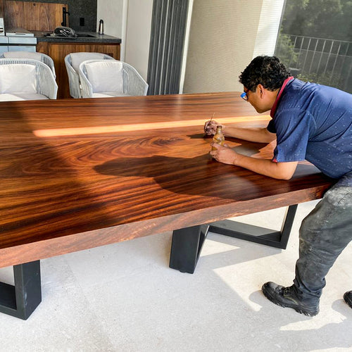 Comedor de madera casa nokal