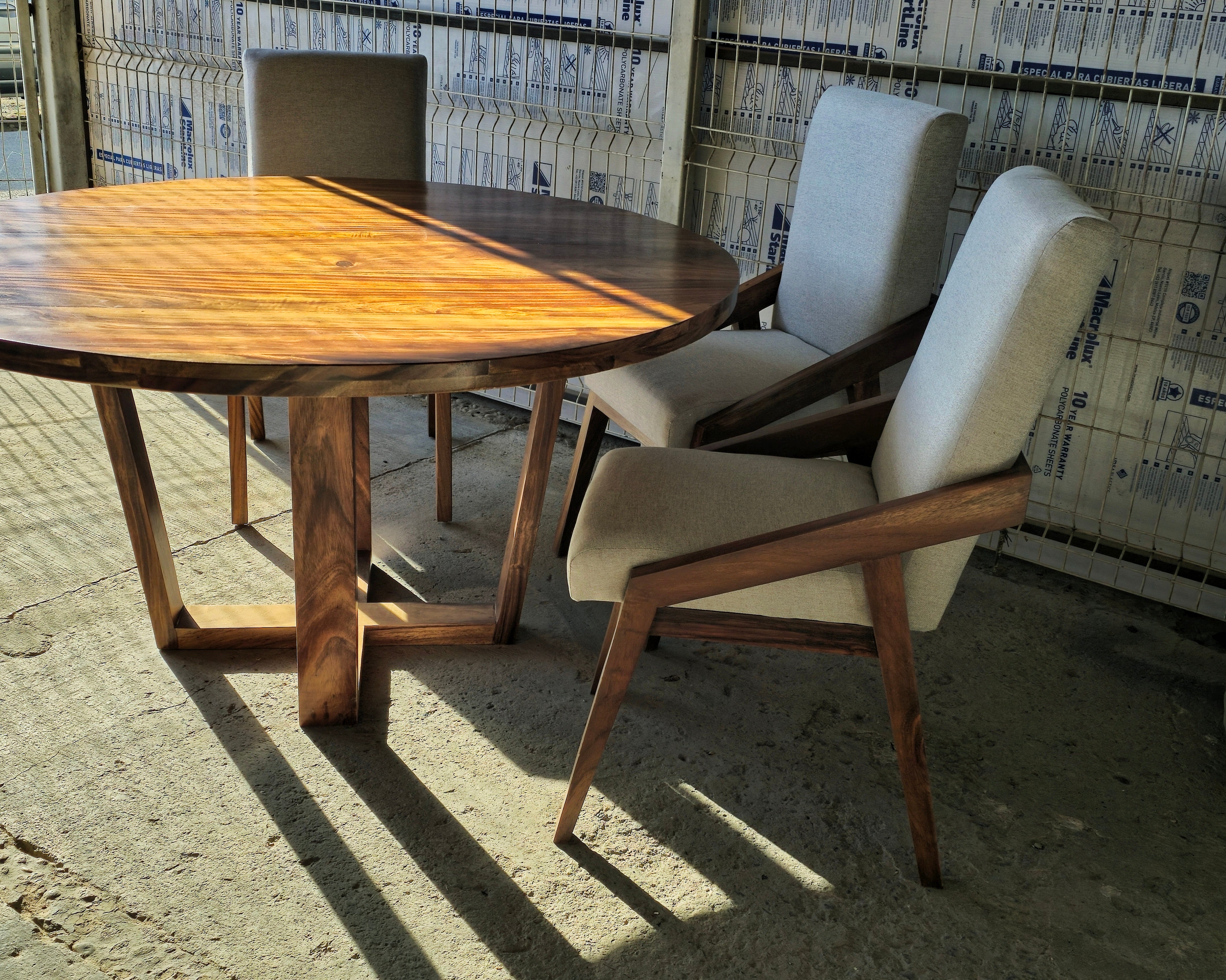 Tlako - Silla para comedor Gris Claro