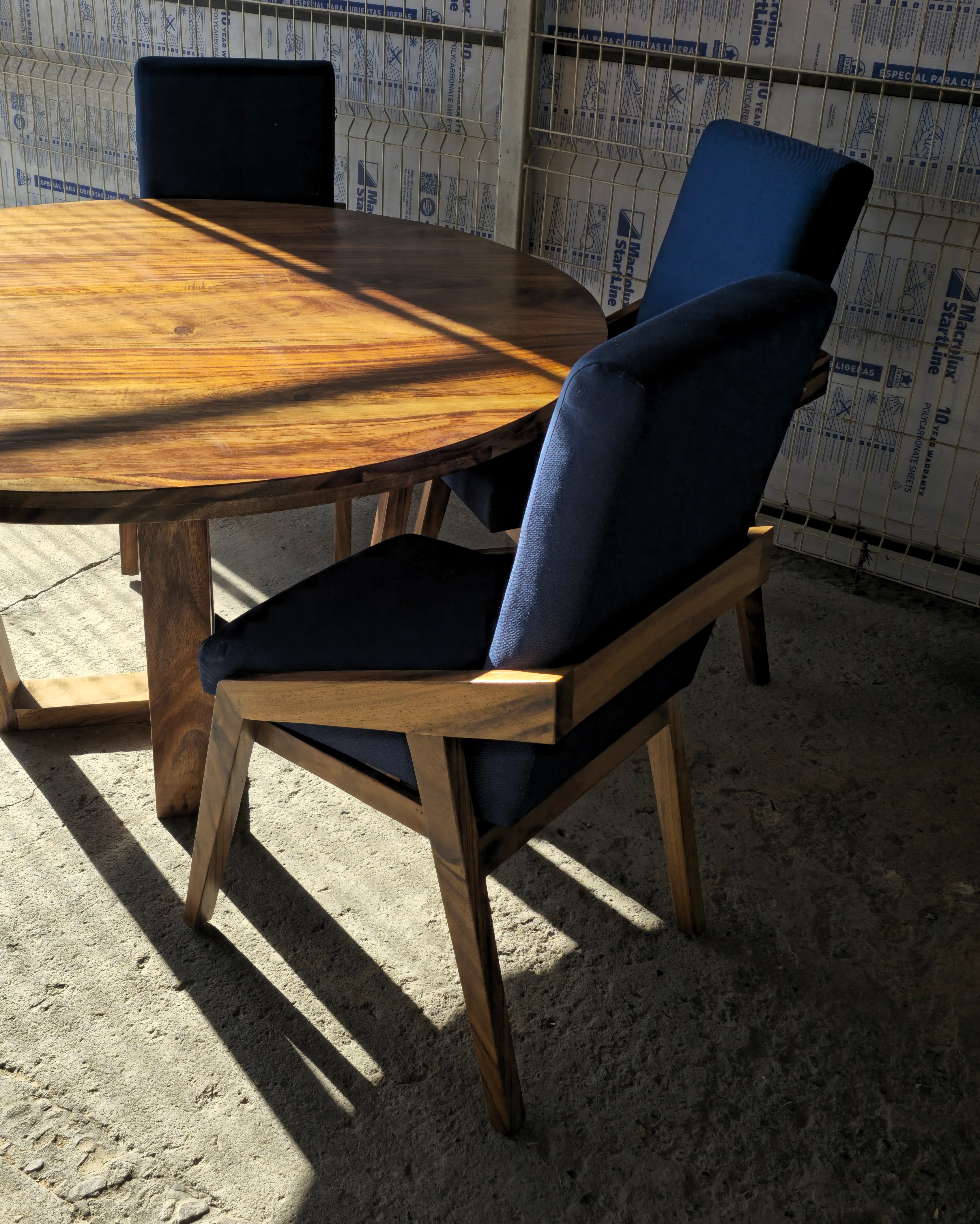Tlako - Silla para comedor Azul Marino