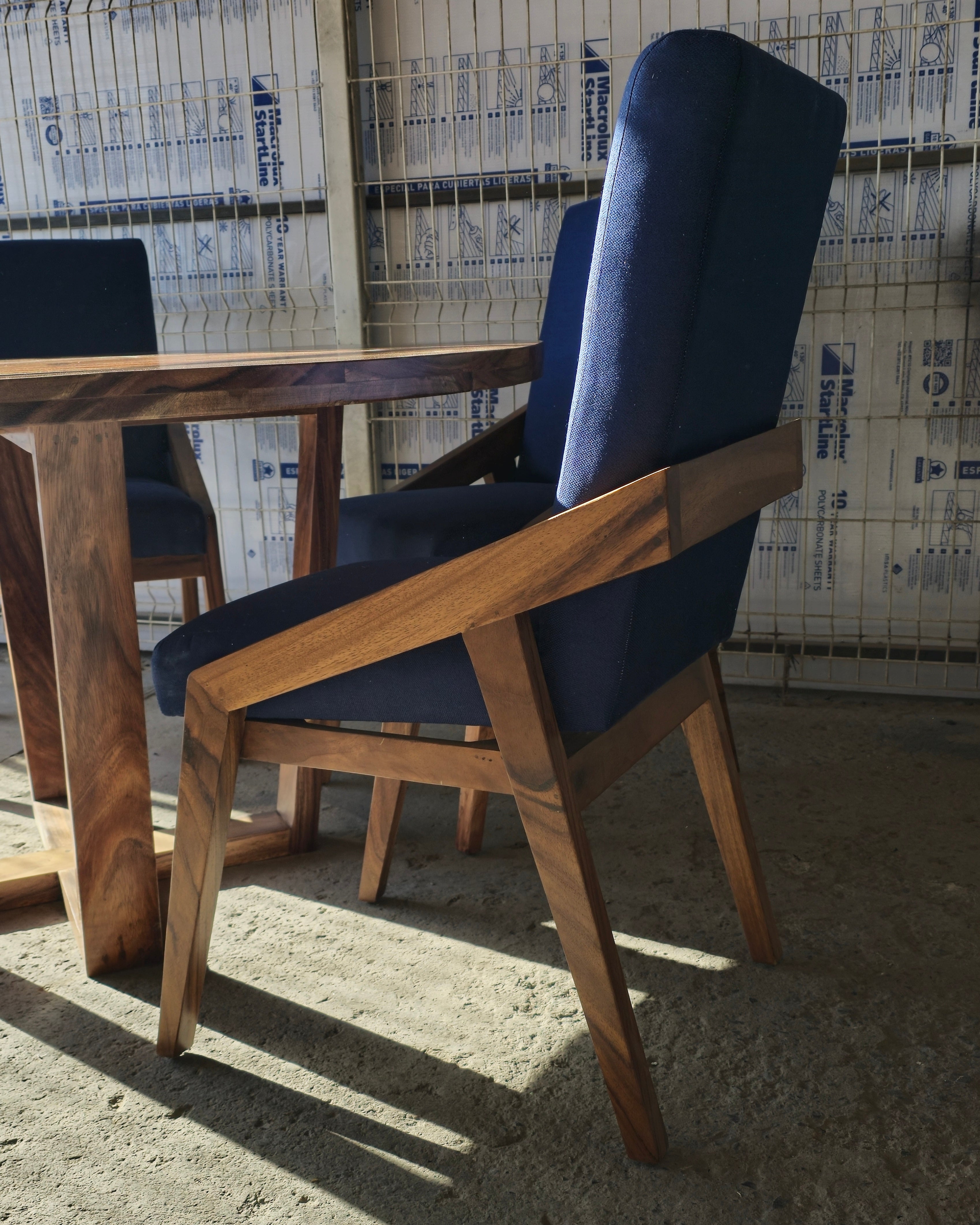 Tlako - Silla para comedor Azul Marino