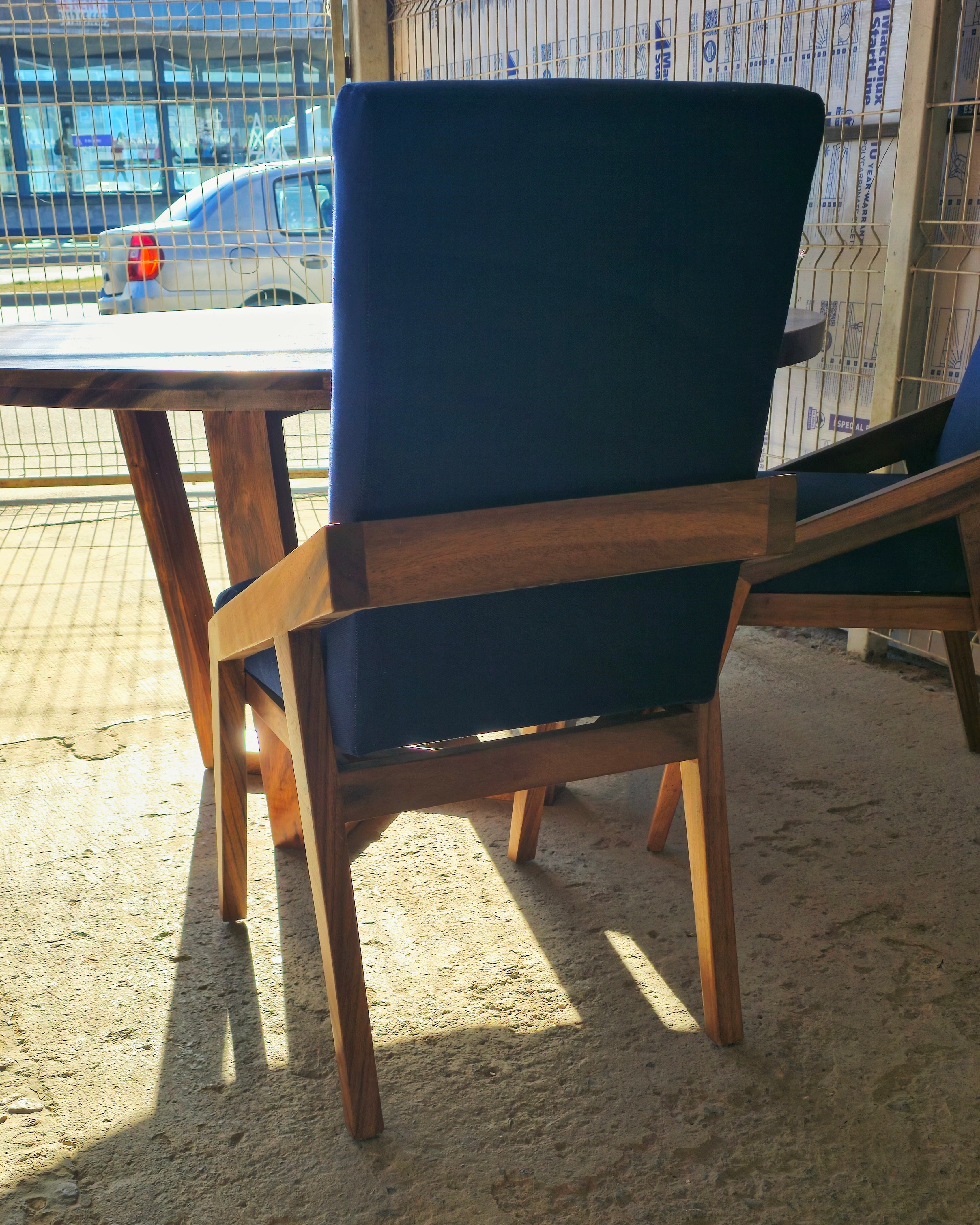 Tlako - Silla para comedor Azul Marino