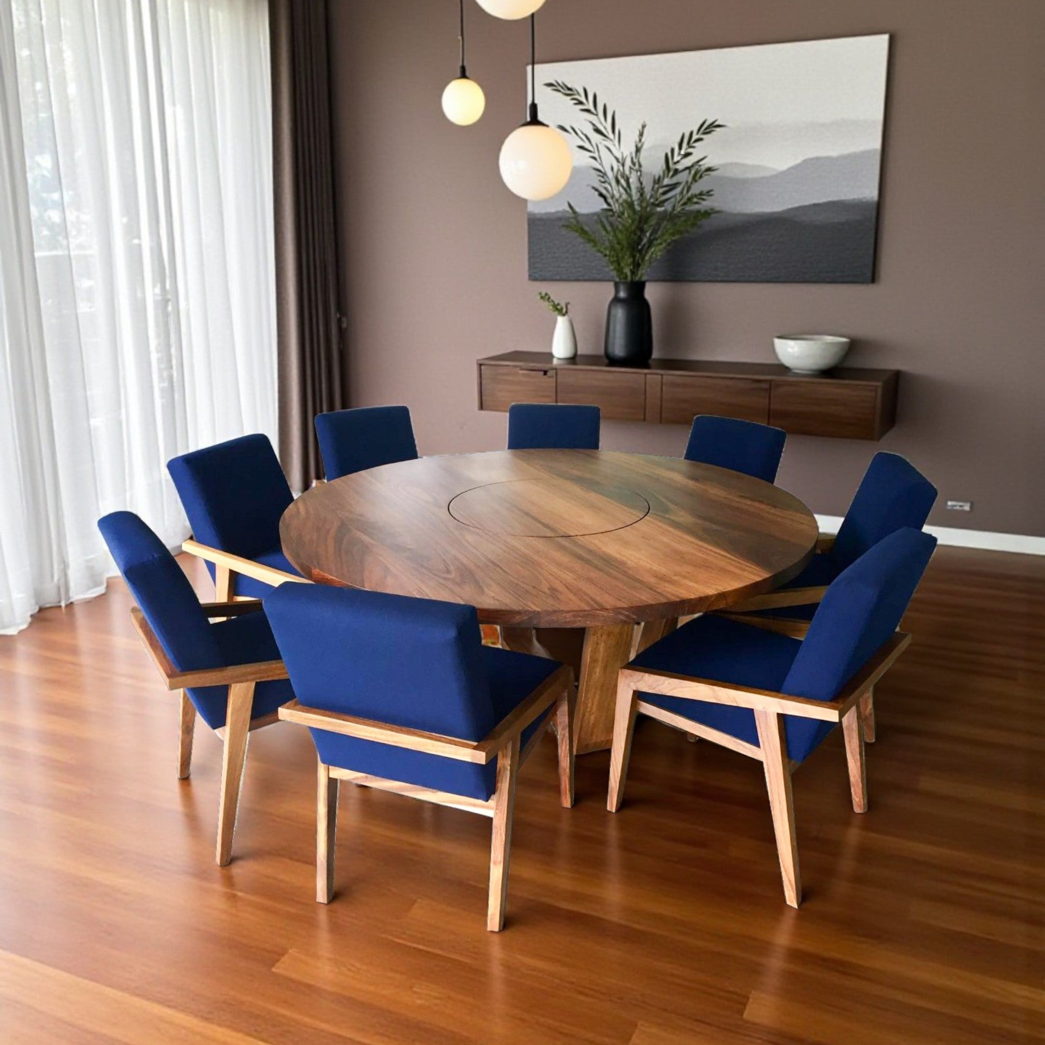 Set Comedor Malakat Parota Sólida